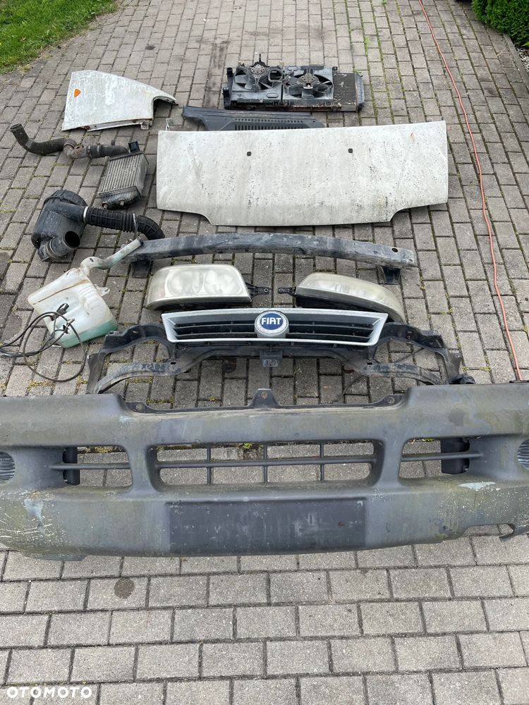 Fiat DUCATO II BOXER 02- BŁOTNIK PRAWY LEWY PRZÓD lampa maska zderzak pas przedni chłodnice belka BIAŁY