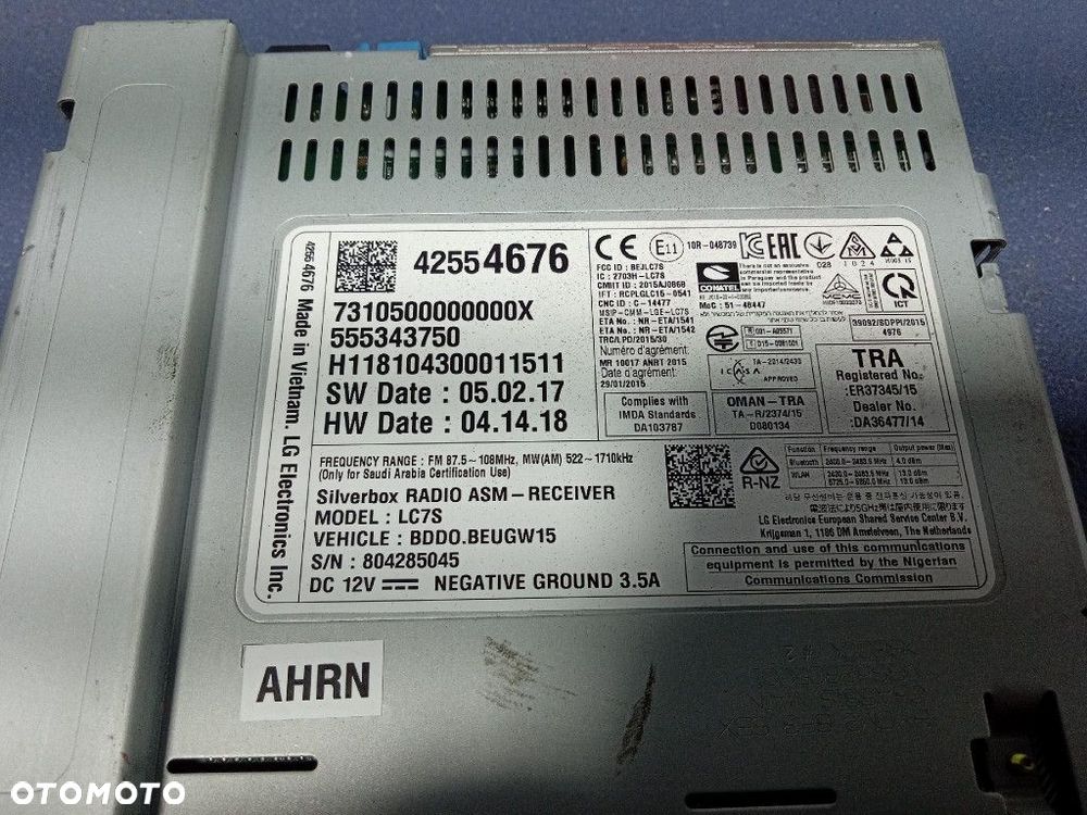 OPEL ASTRA V K RADIO I NAWIGACJA 42554676 - 7