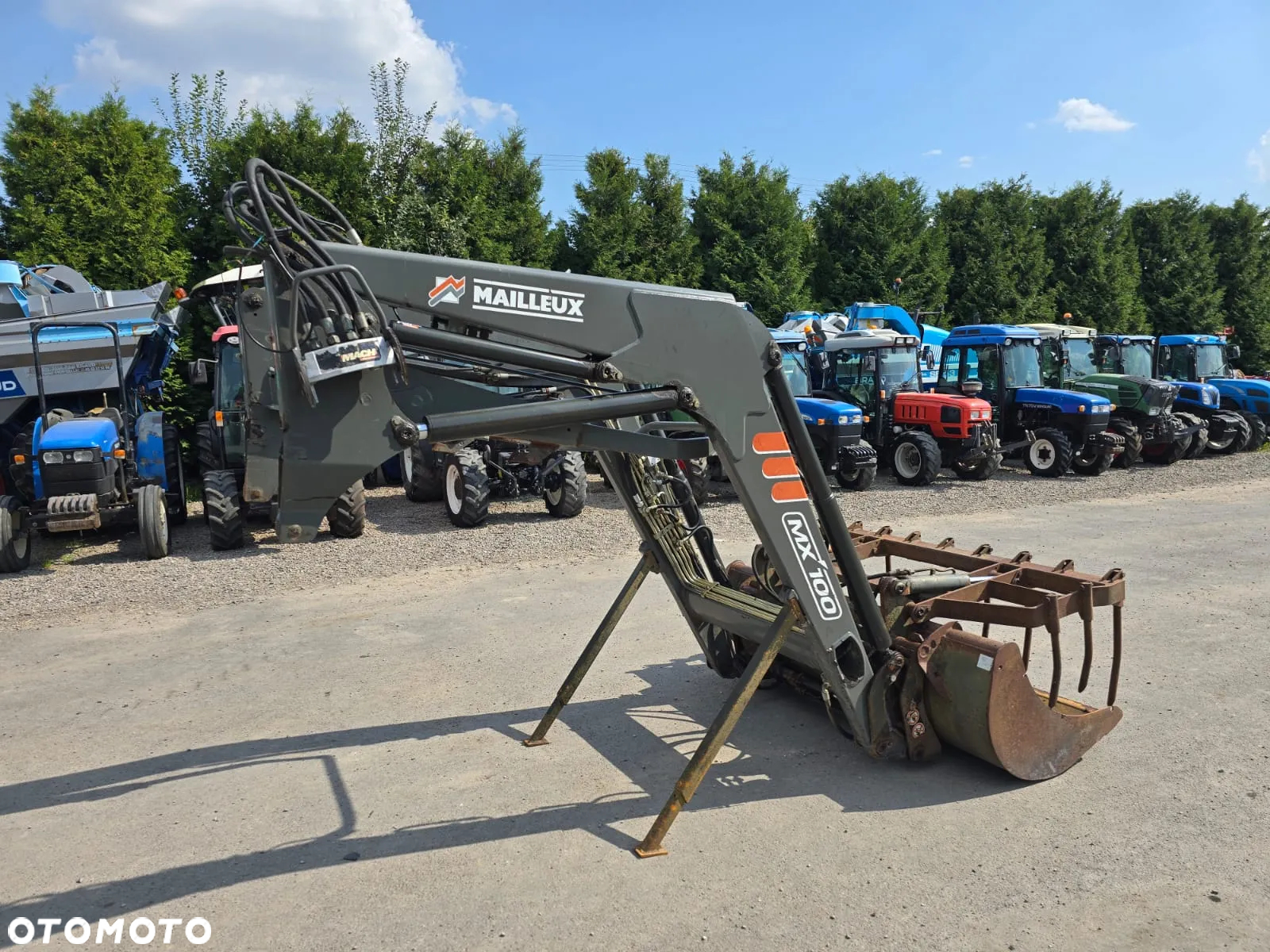 Claas Celtis 456 RX + TUZ + ŁADOWACZ MX100 - 5