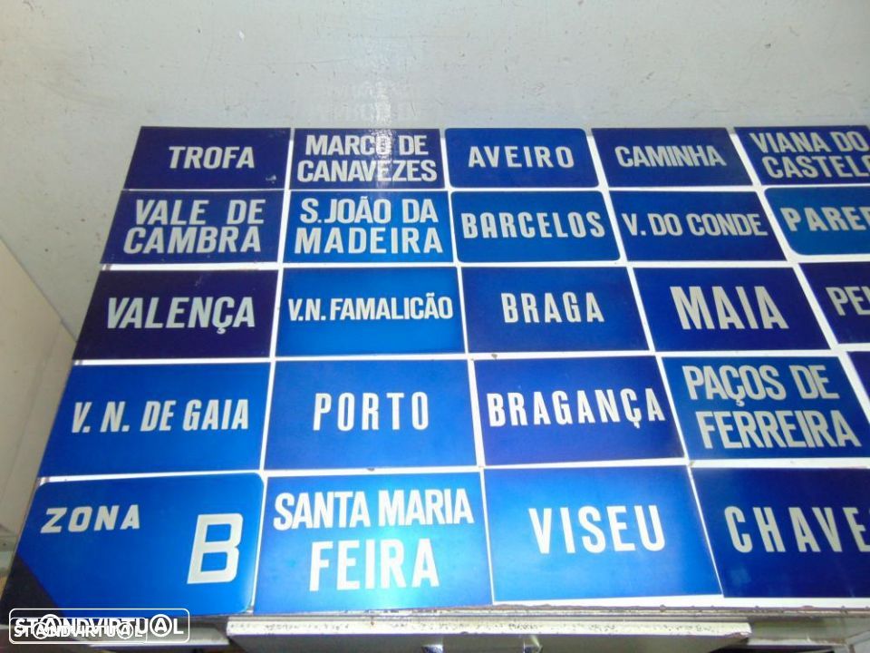 Antigos placas de identificação de zona - 2