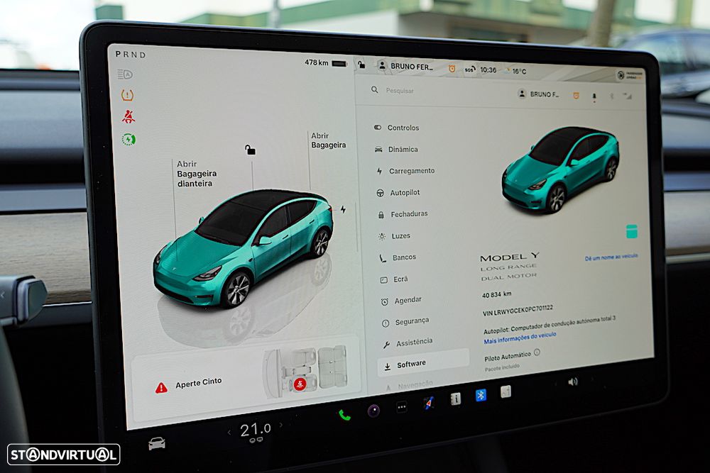 Tesla Model Y Long Range Tração Integral - 36
