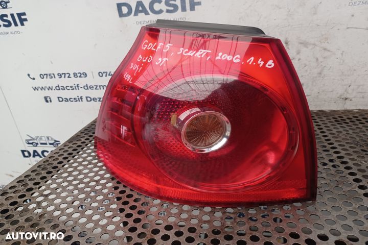 Lampa stop stanga pe aripa 2 USI 1K6945095Q Volkswagen VW Golf 5  [din 2003 pana  2009] seria Hatch - 2