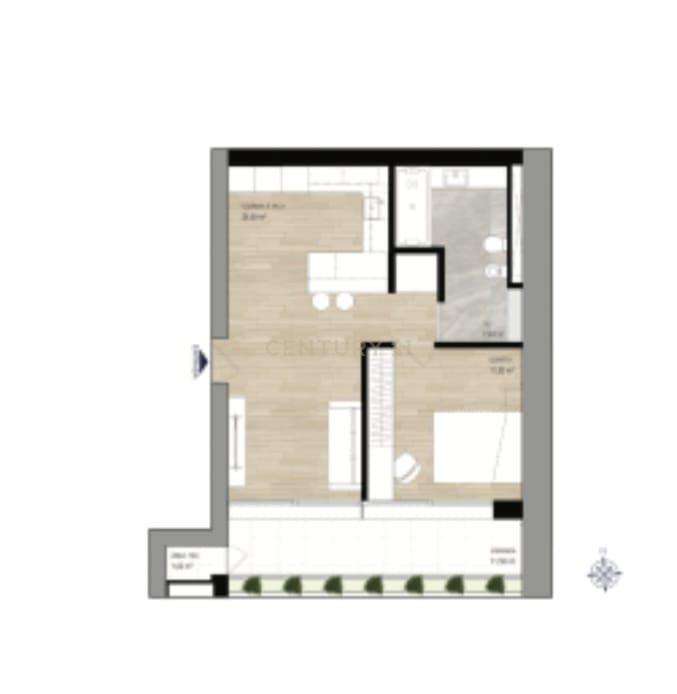 Apartamento T1 (obra nova) no centro do Montijo – Bay View Residence - Grande imagem: 5/5