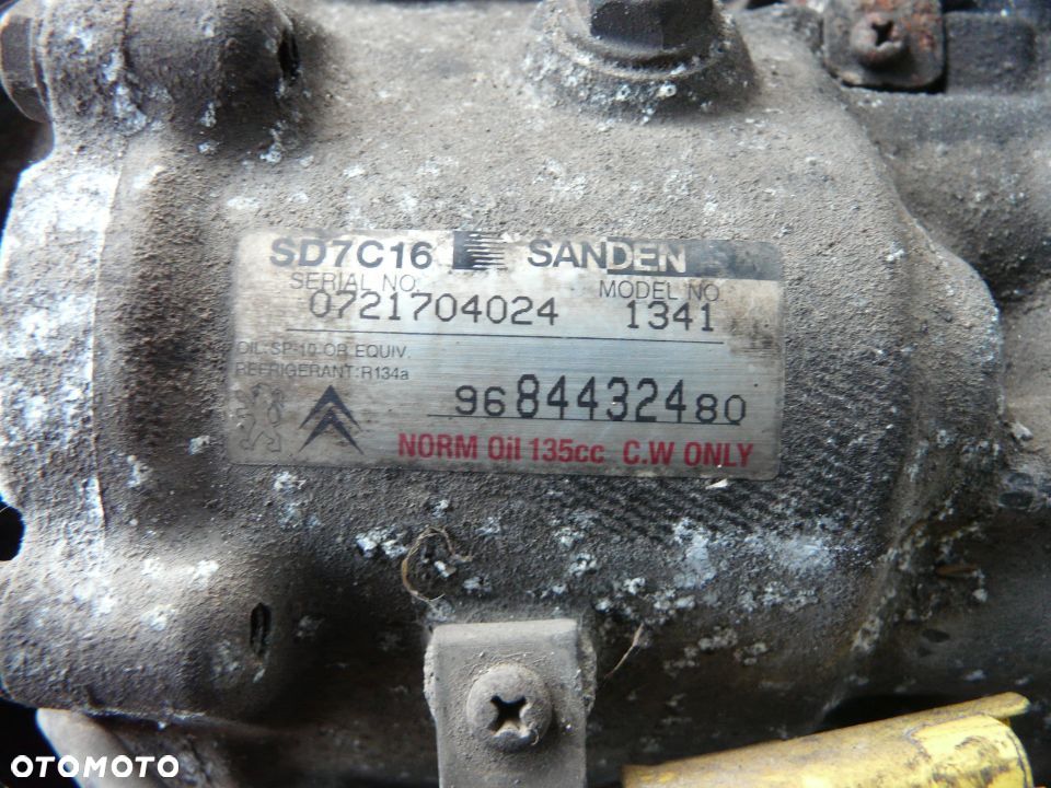 Sprężarka klimatyzacji pompa 9684432480 Peugeot 3008 Citroen - 2