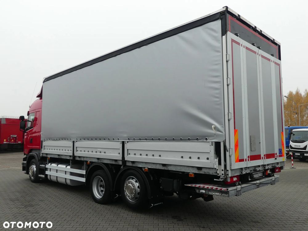 Scania R410 6x2 / BURTO FIRANKA 7.70 + WINDA / ZSUWANY DACH / EURO 6 / - 5