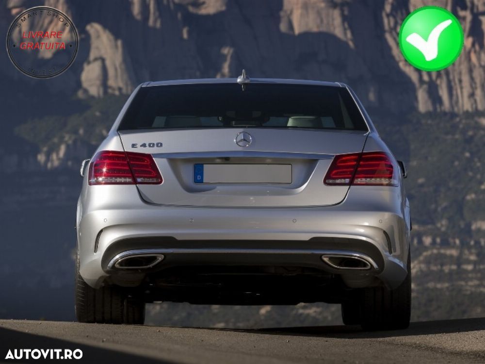Difuzor Bara Spate MERCEDES E-Class W212 S212 Facelift (2013-2016)- livrare gratuita - 8