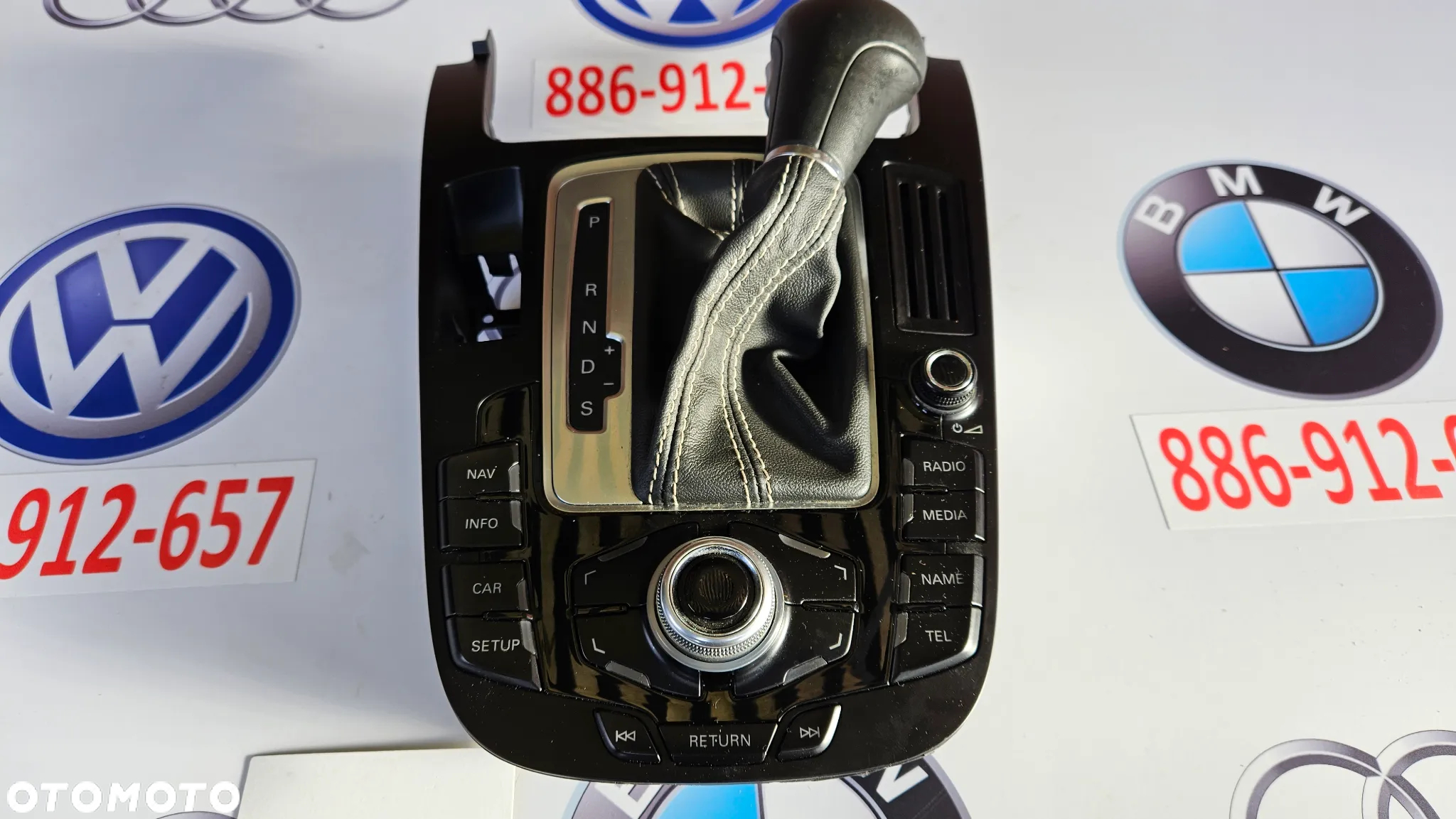 Audi A5 8T A4 B8 Panel sterownia MMI Włącznik Sterowanie  Gałka zmiany biegów 8T0919609F - 2