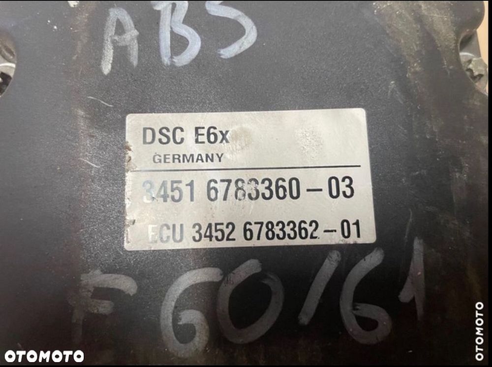 6783360 pompa abs dsc bmw 5 e60 e61 Lift lci - 2