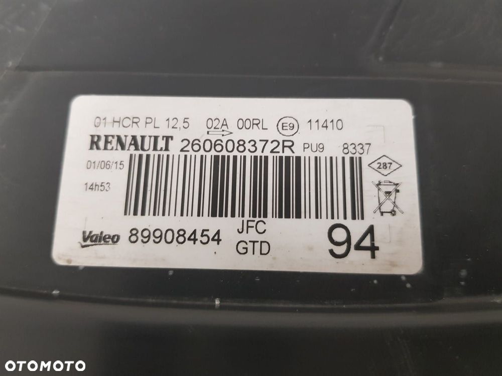 RENAULT ESPACE V 5 15- LAMPA LEWA PRZEDNIA PRZÓD FULL LED PURE LED 260608372R - 9