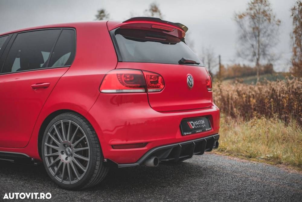 Prelungiri Laterale Bara Spate compatibile cu VW Golf 6 GTI Maxton Design - 5