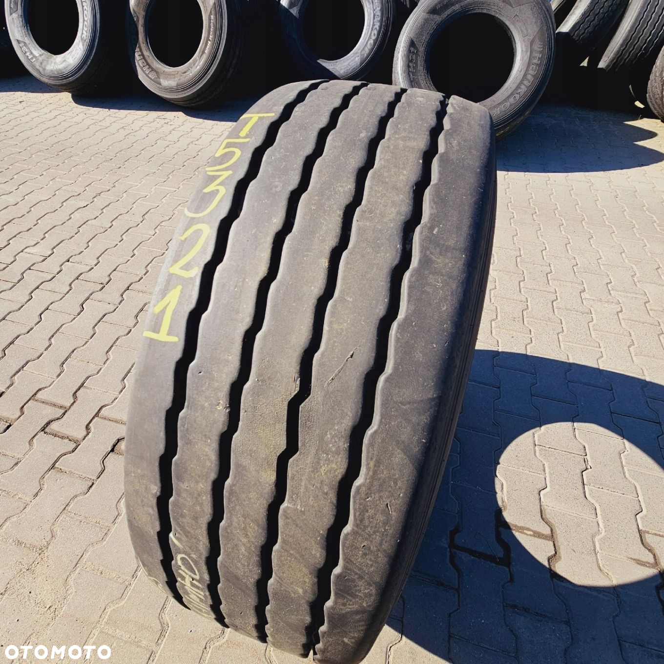 385/65R22,5 KUMHO KXT10 11mm 2020rok OPONA UŻYWANA NACZEPOWA T5321 - 3