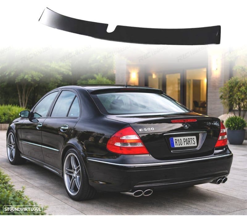AILERON SPOILER TRASEIRO SUPERIOR MERCEDES CLASSE E W211 02-09 BERLINA LOOK AMG - 1