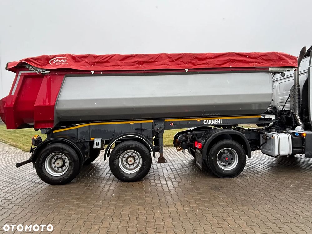 Carnehl MC2A20 2 osie szeroki rozstaw , osie SAF, mulda stalowa, (SChmitz, Schwarzmuller, Meiller, Langendorf) oś podnoszona, automatyczna plandeka - 5