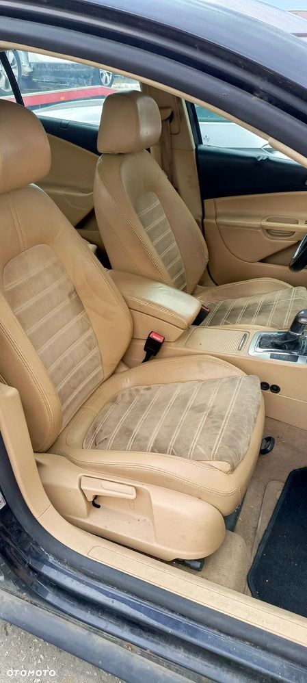 FOTEL FOTELE VW PASSAT B6 SEDAN SKORA ALCANTARA MONITORY - 10