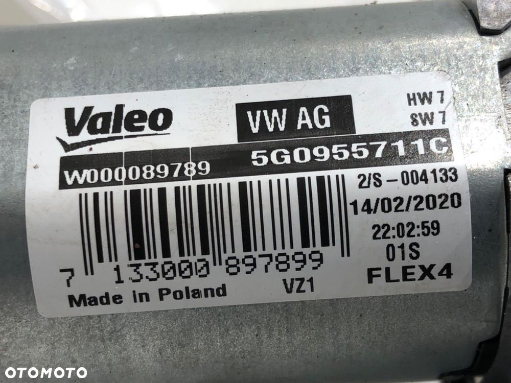 SILNIK WYCIERACZEK TYŁ - 45.00 PLN - VW GOLF VII (5G1, BQ1, BE1, BE2) 2012 - 2022 1.6 TDI 85 kW - 5