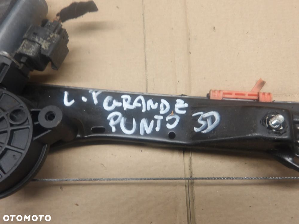 FIAT GRANDE PUNTO HB 3D 05-09 PODNOŚNIK SZYBY PRAWY LEWY PRZÓD PRZEDNI 51786728 - 7