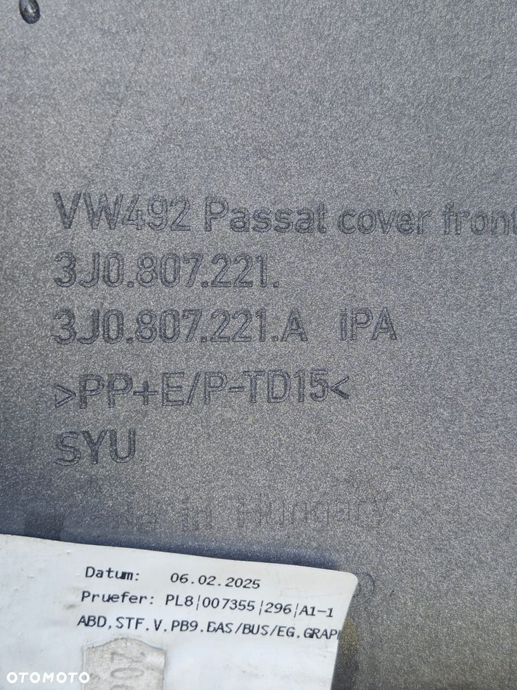 VW PASSAT B9 ZDERZAK PRZÓD 3J0807221A - 12