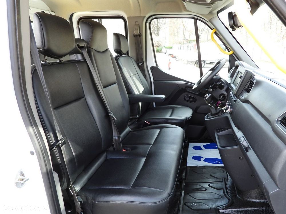Renault MASTER WYWROTKA PODWÓJNA KABINA DOKA 7 MIEJSC TEMPOMAT NAWIGACJA LEDY KLIMATYZACJA  145KM - 36