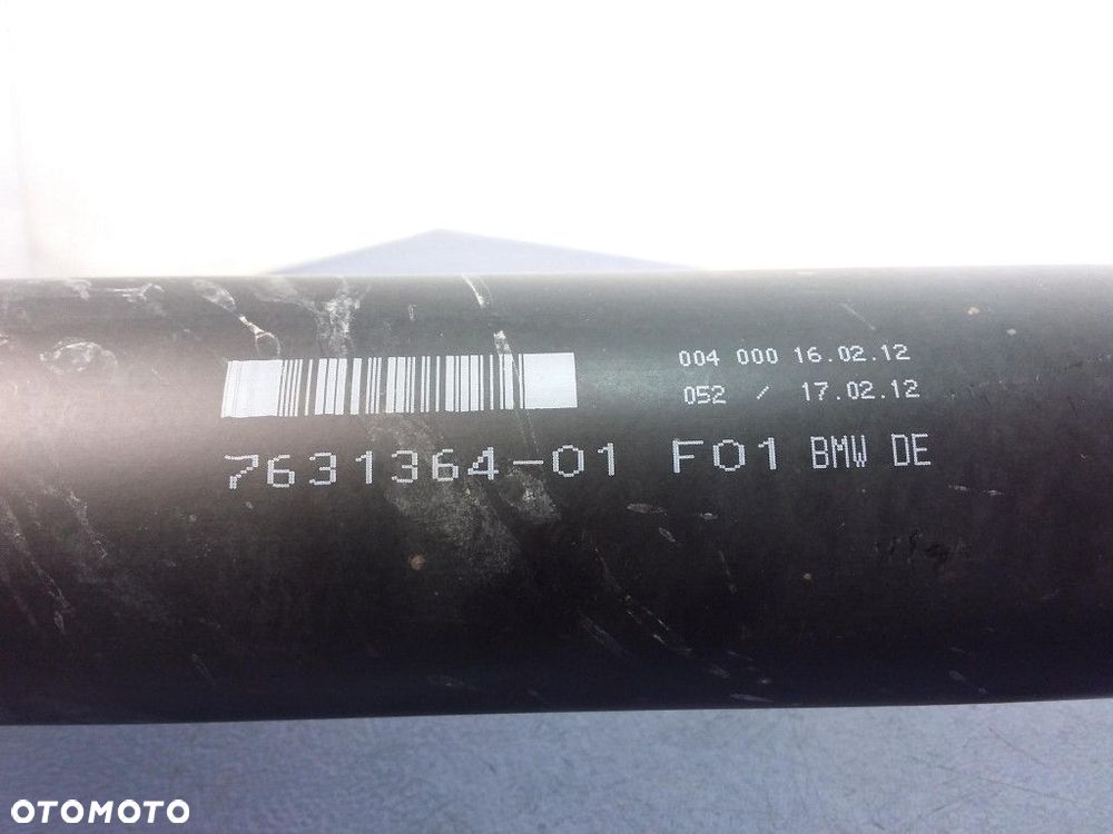 BMW 7 F01 750I N63 XDRIVE WAŁ NAPĘDOWY 7631364 - 7