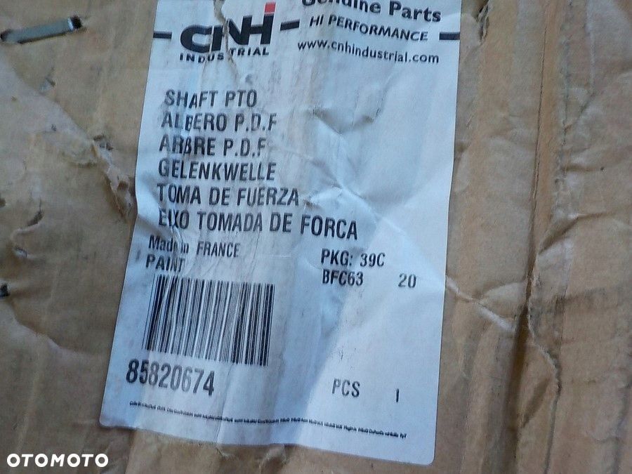 NEW HOLLAND CASE 580K WAŁ NAPĘDOWY NOWY ORYGINAŁ - 2