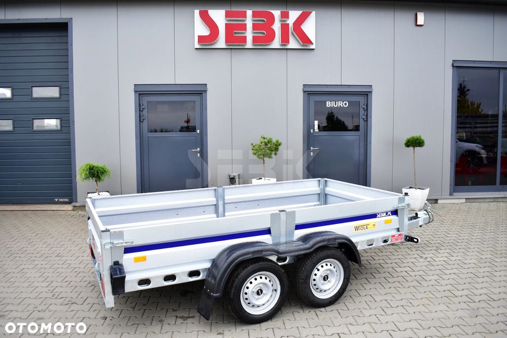 Wiola Mocna przyczepa lekka SILEZIA PLUS MAX 302 x 152 cm. DMC. 750 kg. DOSTAWA!! - 2