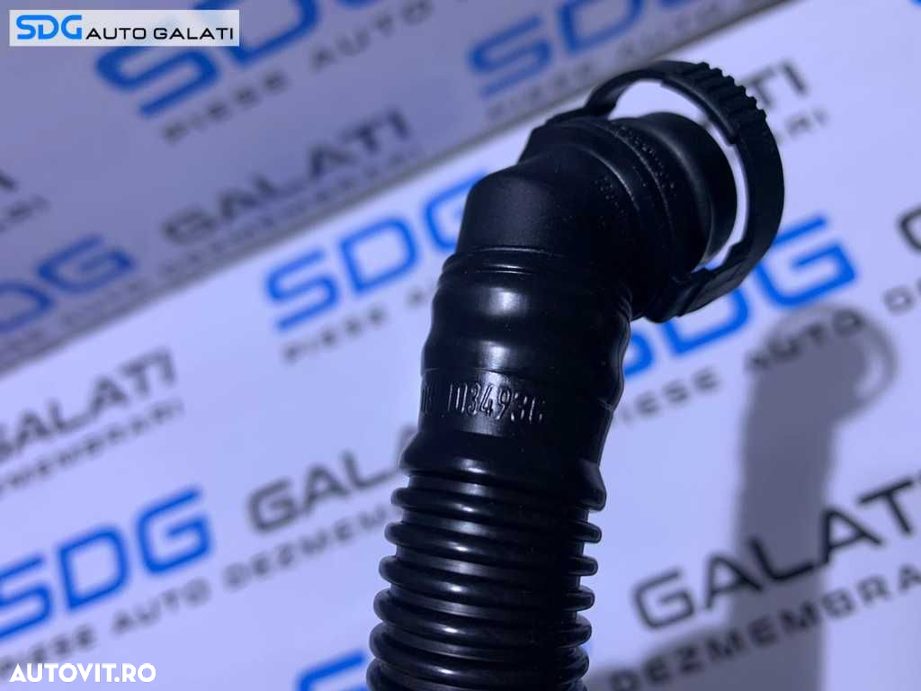 Conducta Tub Tubulatura Racord Aer Epurator Gaze Seat Altea 1.6 TDI CAYC 2004 - 2015 Cod 03L103493G - 4
