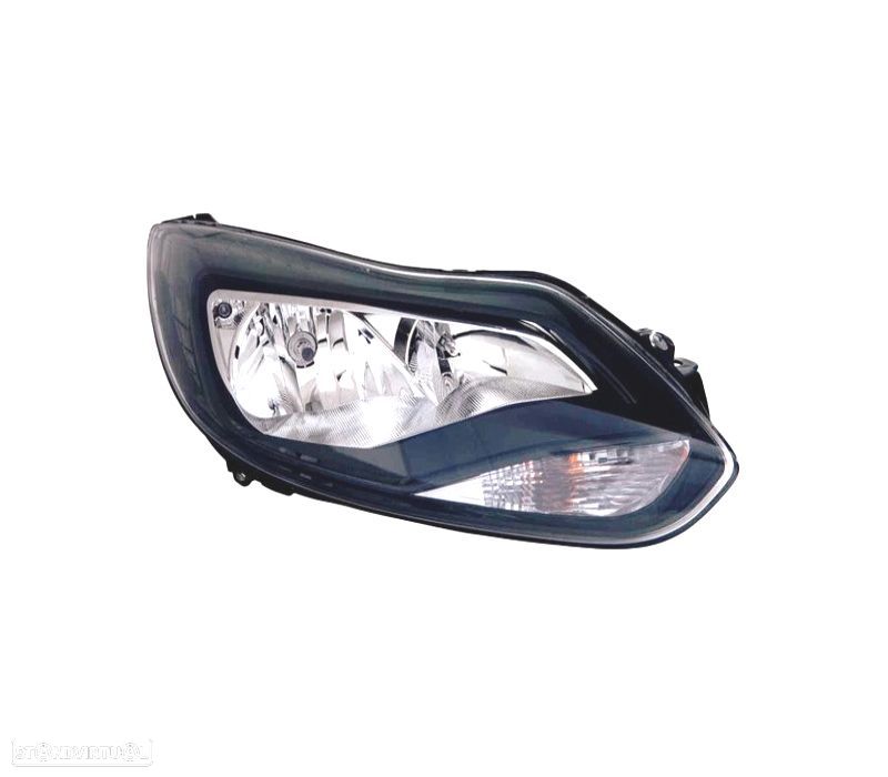 FAROL DIR FORD FOCUS IV 11-14 FUNDO PRETO - 1