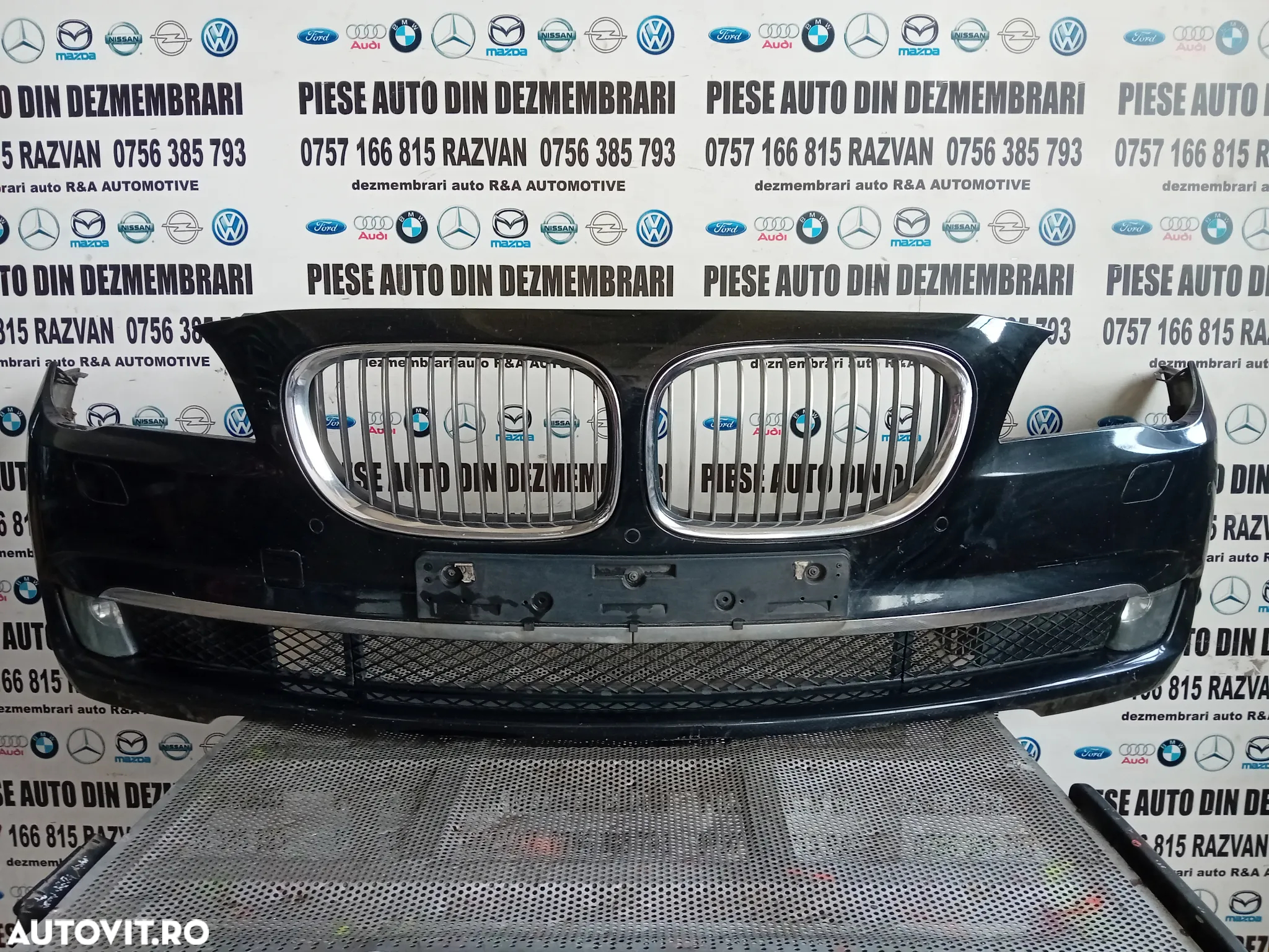 Bara Fata Bmw Seria 7 F01 F02 NFL Completa Cu Camere Si Senzori Parcare Originala Intacta - 2