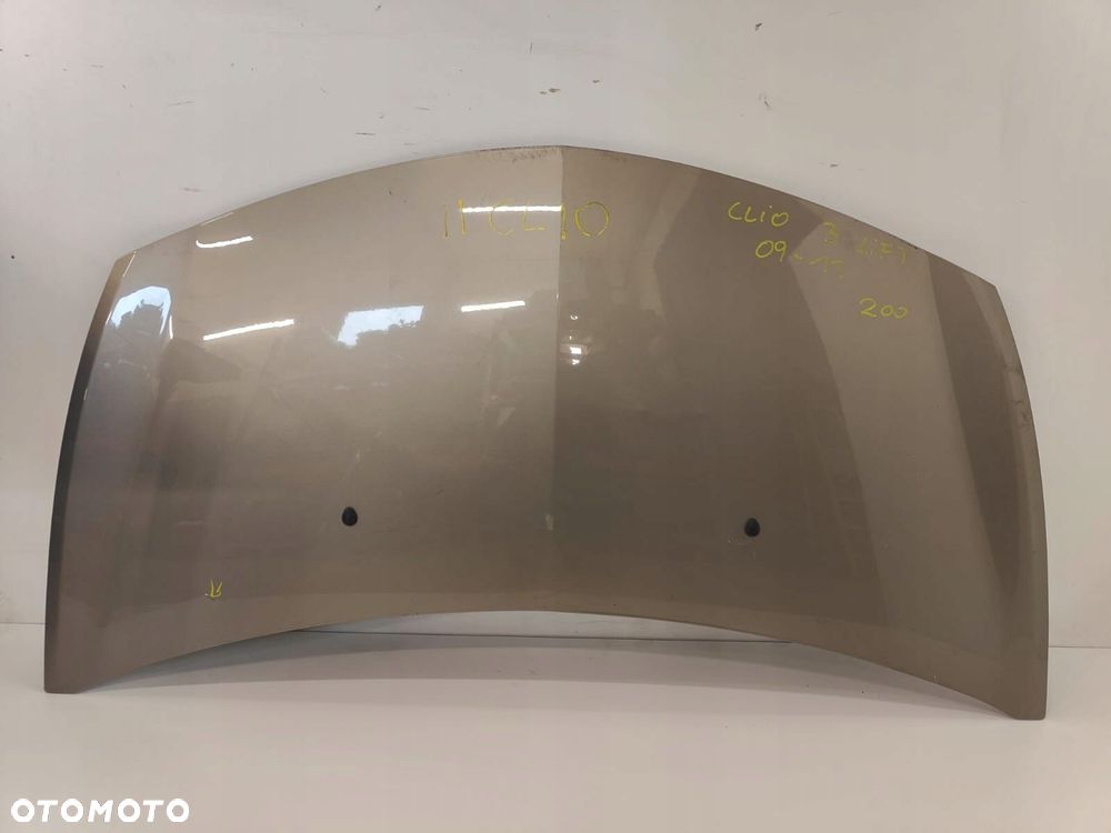 renault clio iii 3 lift 09-11 maska pokrywa silnika - 1