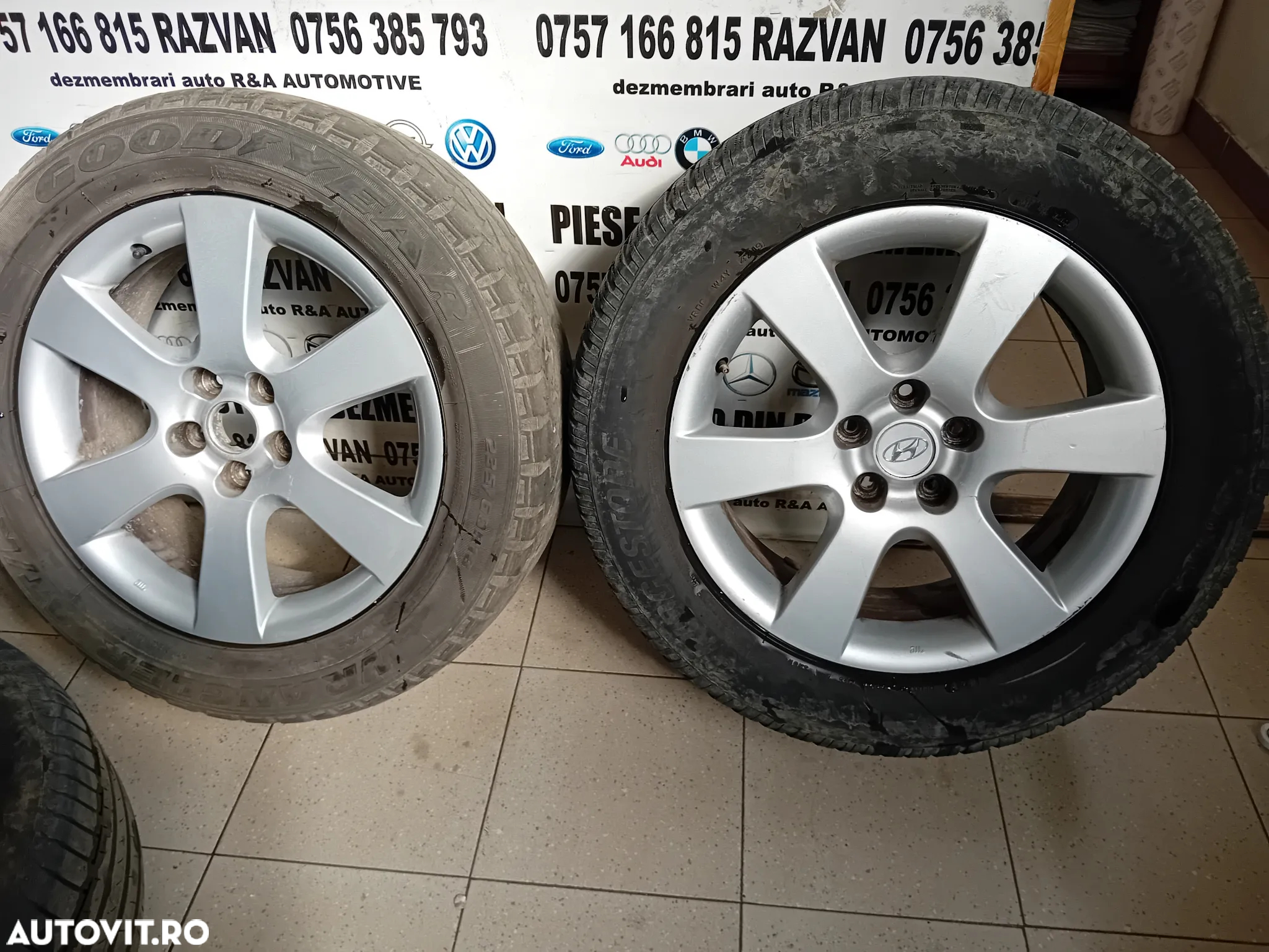 Set 5 Jante Aluminiu Hyundai Santa Fe 2 II 235/60R18 Prezoane 5x114.3 - 3