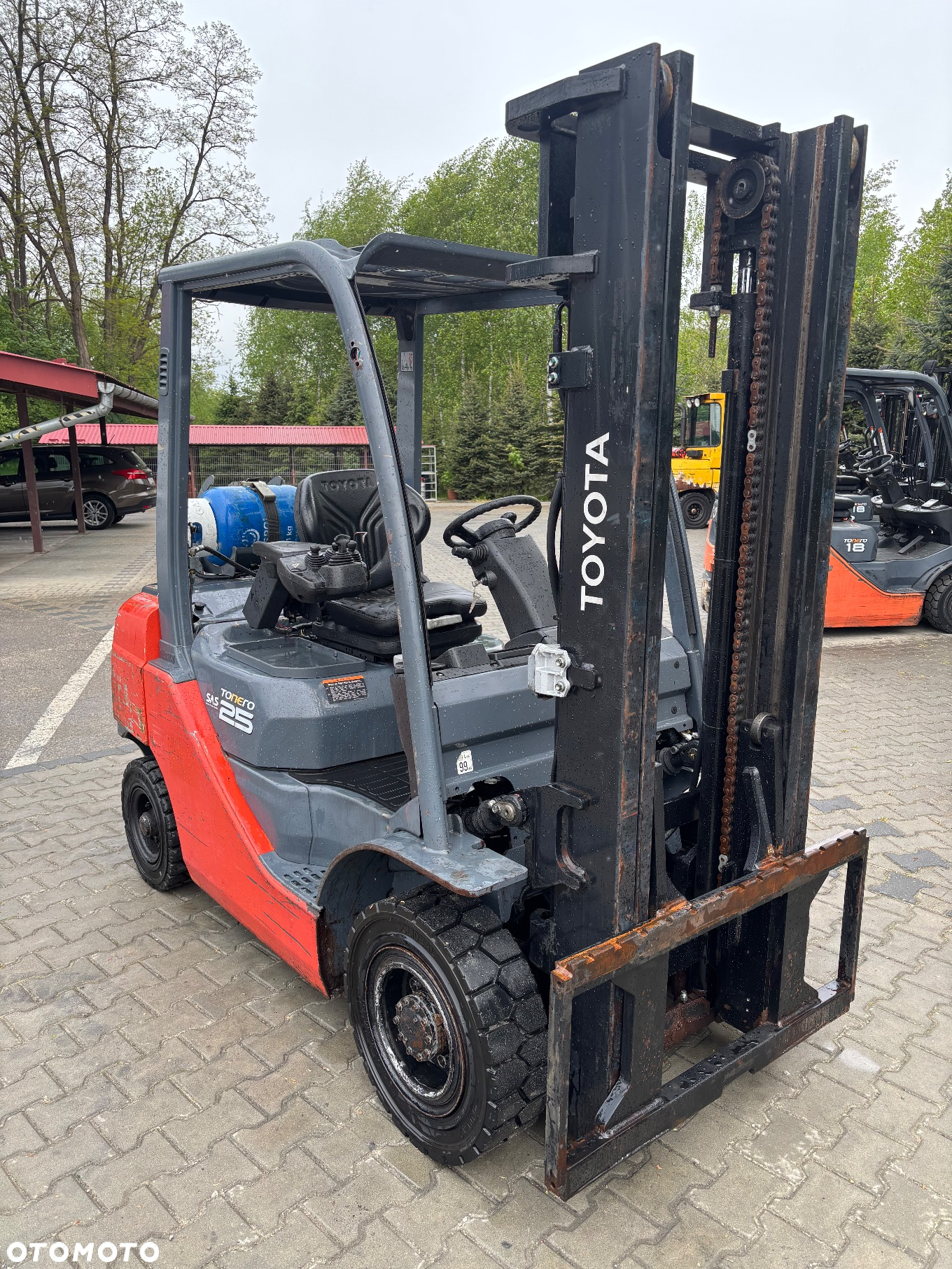 Toyota 8fdf25 8fd25 2,5t klima przesuw pozycjoner - 4