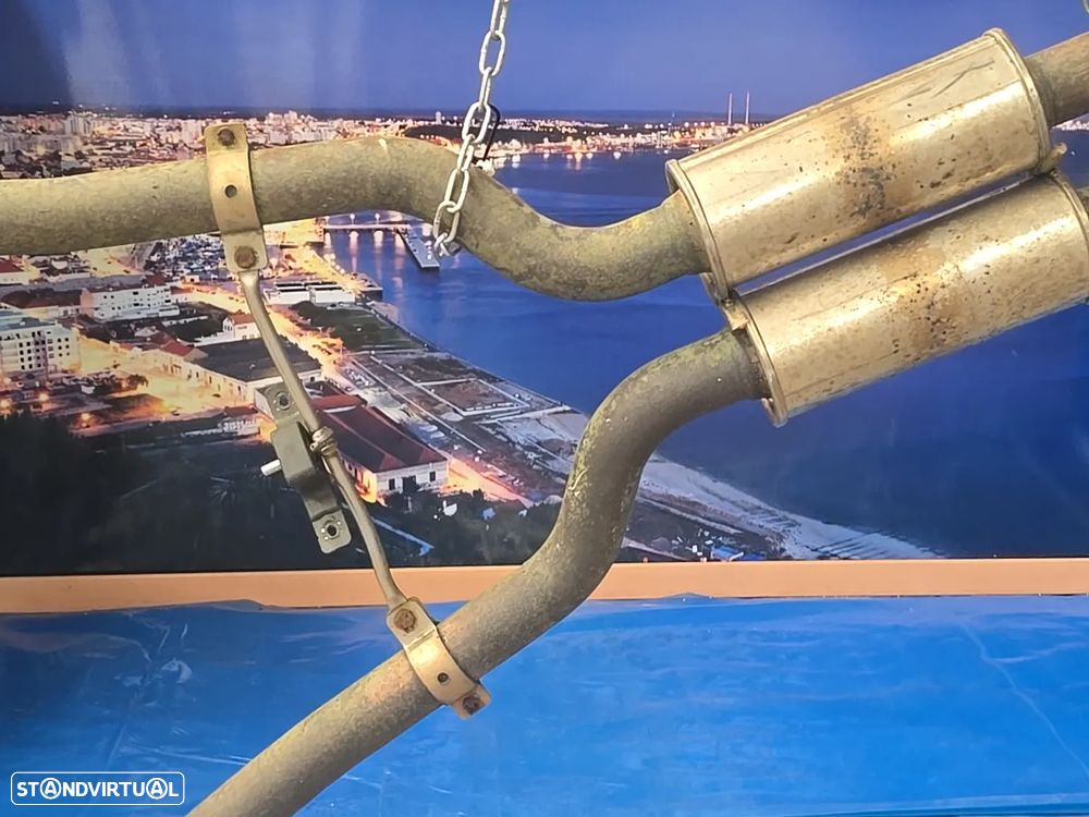 BMW Série 7 E65 E66 745i V8 Silencioso Traseiro panela de Escape Muffler OEM Original 2001- - 8