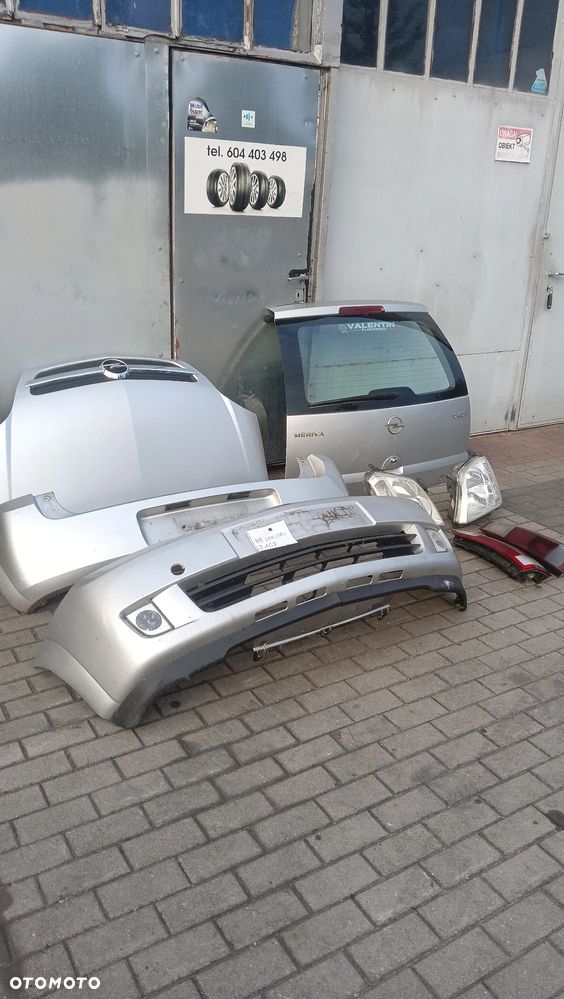 Opel Meriva zderzak maska - 4