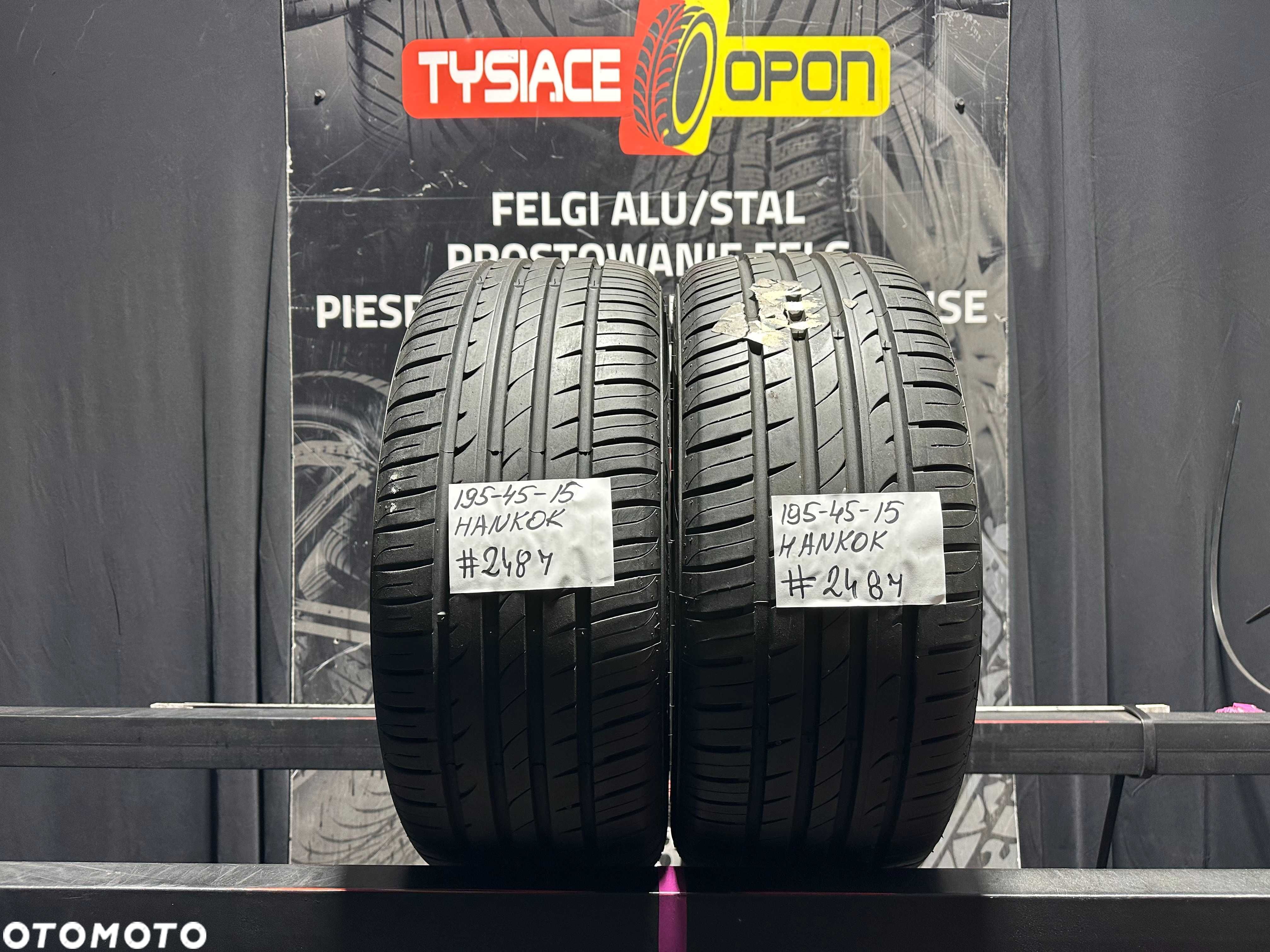 Opony Letnie 195/45/15 HANKOOK VENTUS #2487 - 1