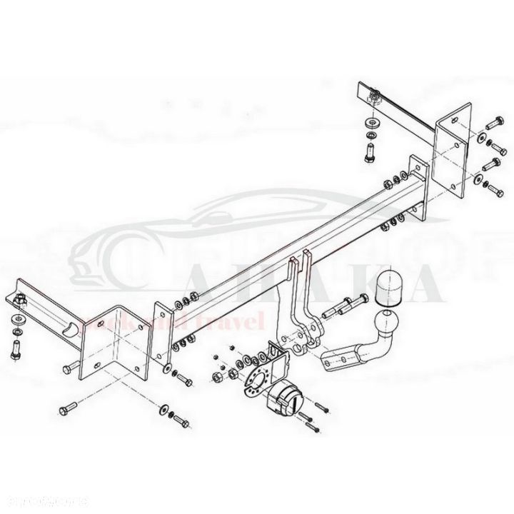 Hak Holowniczy Odkręcany Do Seat Mii Hatchback 2011-2019 - 6