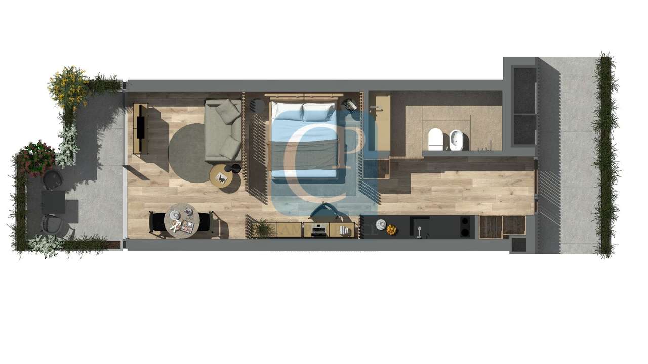 Apartamento T0 no Empreendimento Oporto Metropolitano - Grande imagem: 4/23