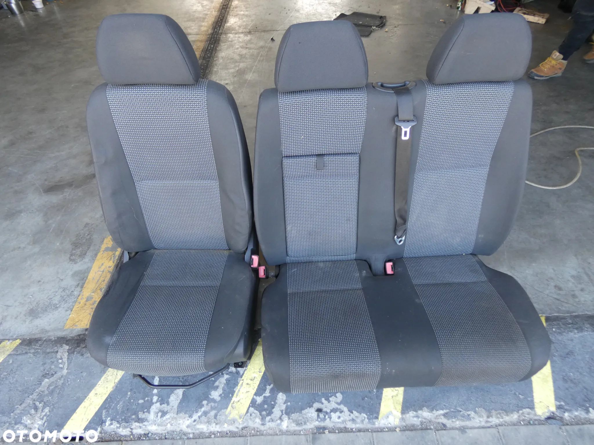 MERCEDES SPRINTER W906 FOTELE PRZÓD PRZEDNIE KOMPLET MATERIAŁ UK GORLICE - 1