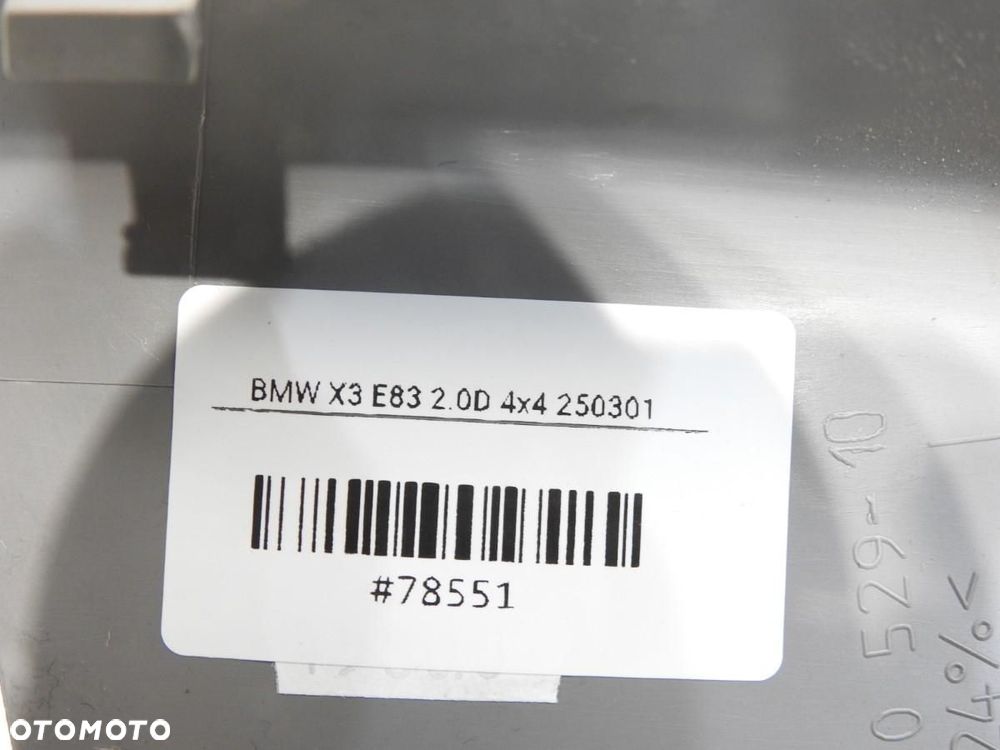 OSŁONA SŁUPKA B LEWA BMW X3 E83 3330529 - 5