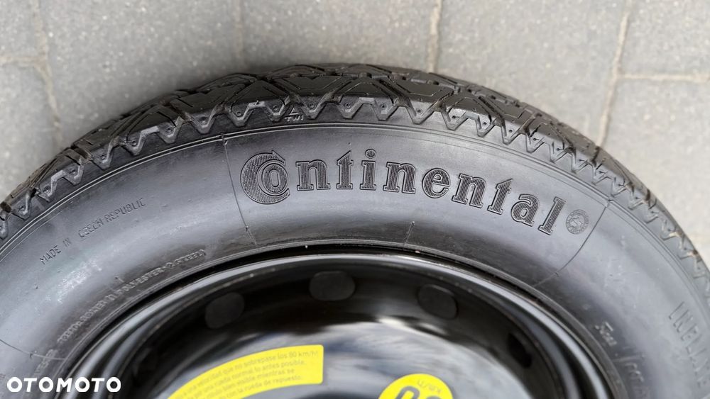 Koło dojazdowe r16 5x112 125/90 Mercedes et32 3.5J dojazdówka felga w212 w169 w245 zapas - 2