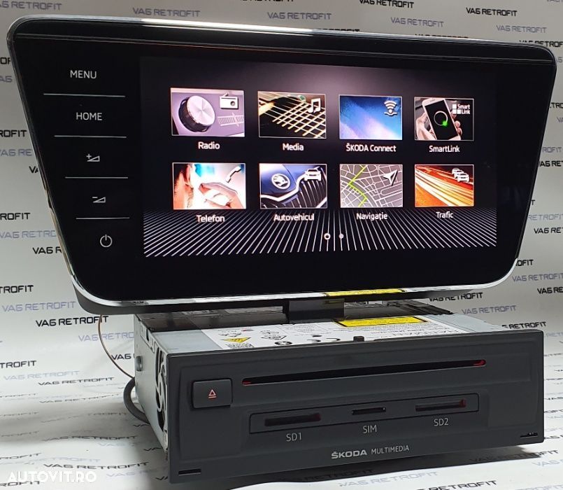 Navigatie SKODA Superb COLUMBUS MIB 2.5 Display 9 Skoda SUPERB 3 - 4