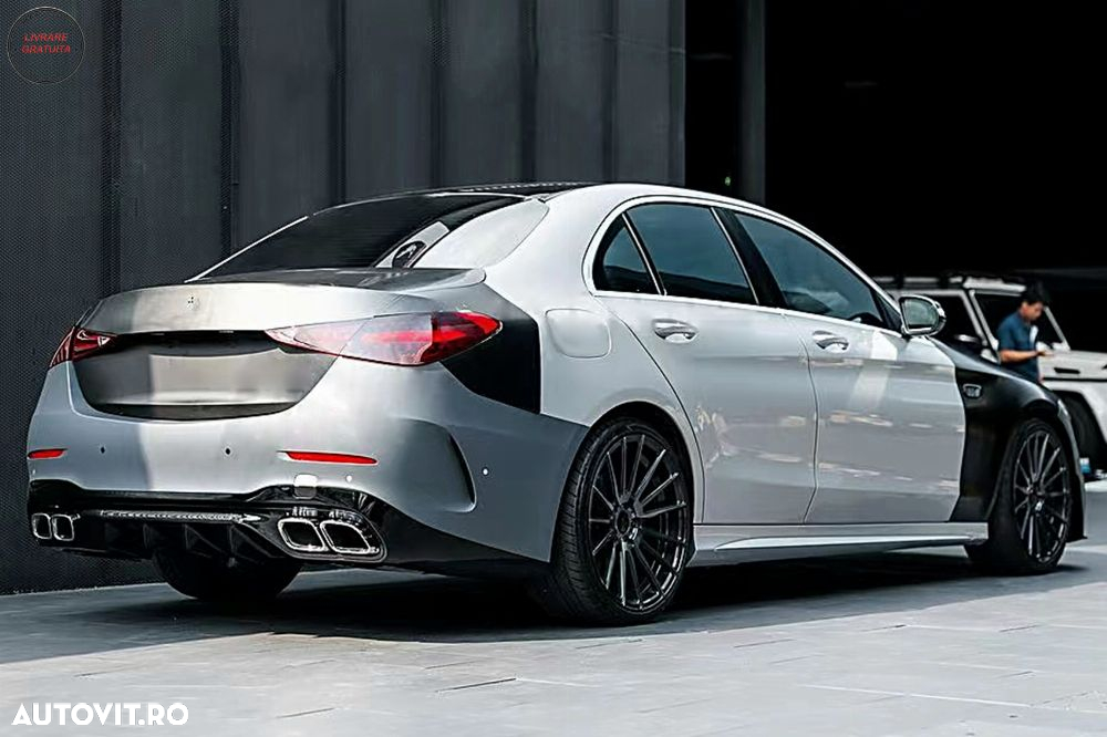 Pachet Exterior Mercedes C-Class W205 Sedan (2018-2022) Conversie la W206 C63 Desi- livrare gratuita - 23