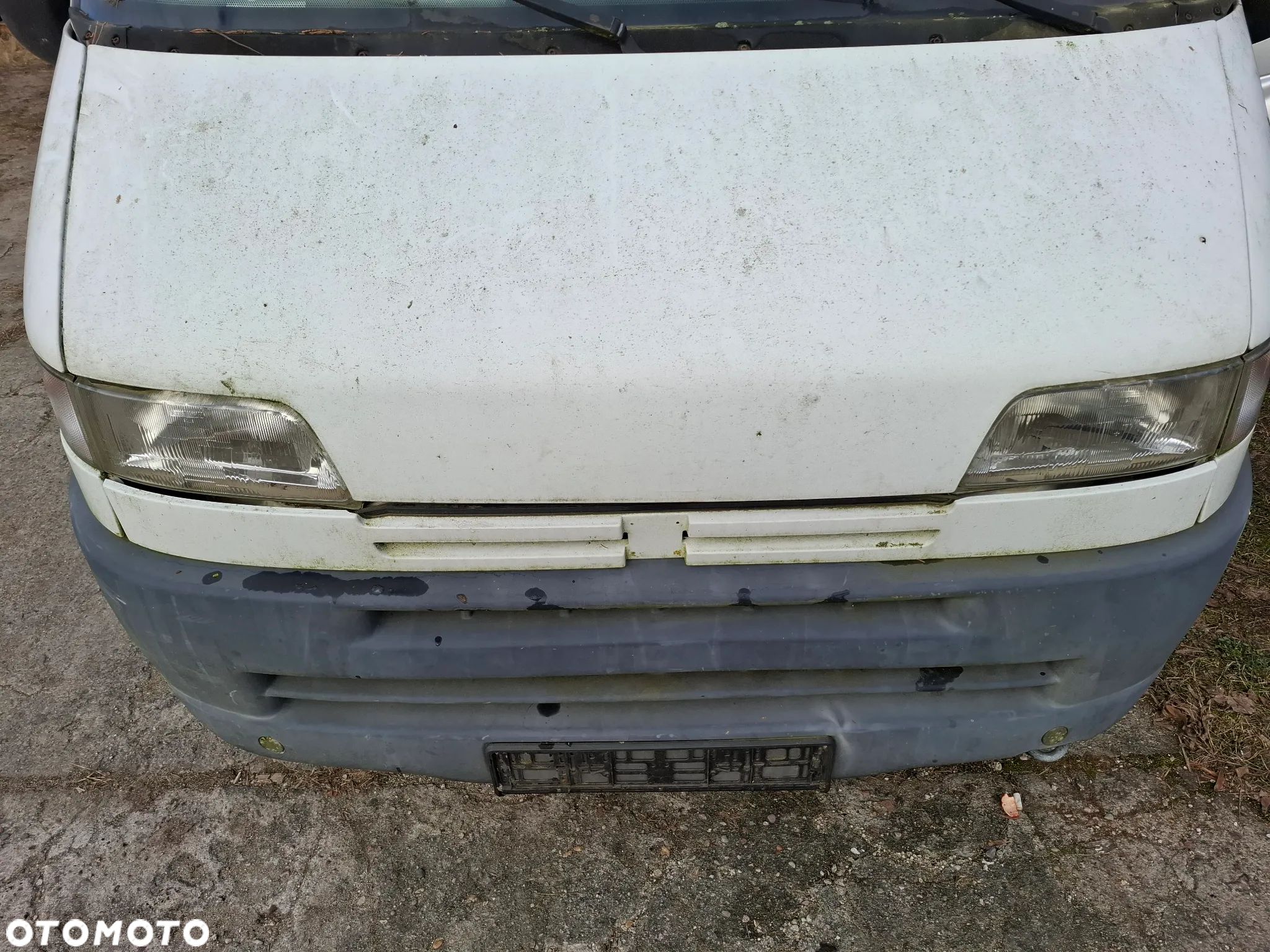 FIAT DUCATO II CITROEN JUMPER KOMPLETNY PRZÓD BIAŁY MASKA ZDERZAK LAMPY CHŁODNICE PAS BŁOTINKI - 1