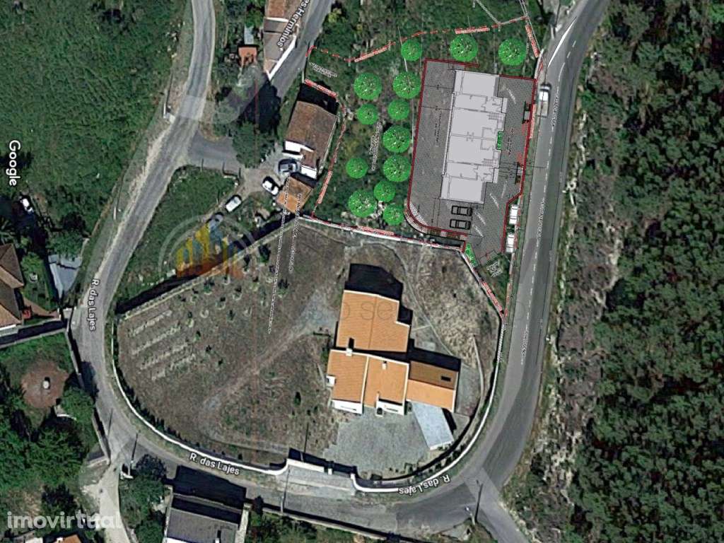 Moradia bifamiliar T3+1 na vista mais espetacular do Tortosendo - Grande imagem: 2/9