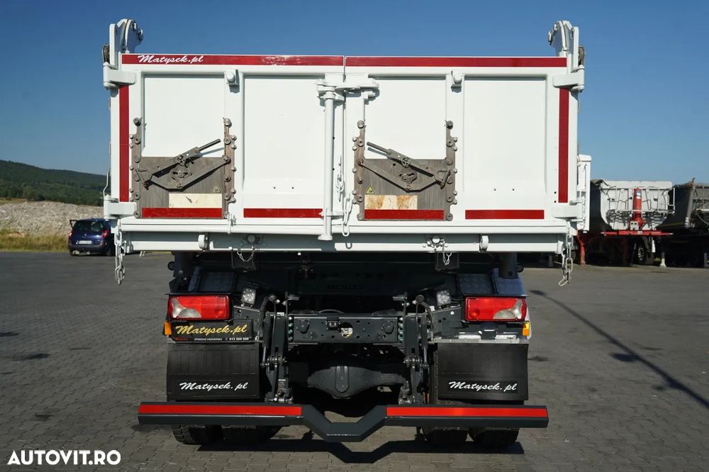 Iveco X-WAY 480 / 8X4 / BASCULATOR DUBLU / BANCĂ LATERALĂ HIDRODOXICĂ / PERDĂ ELECTRICĂ / ANVELOPE 100% / - 19