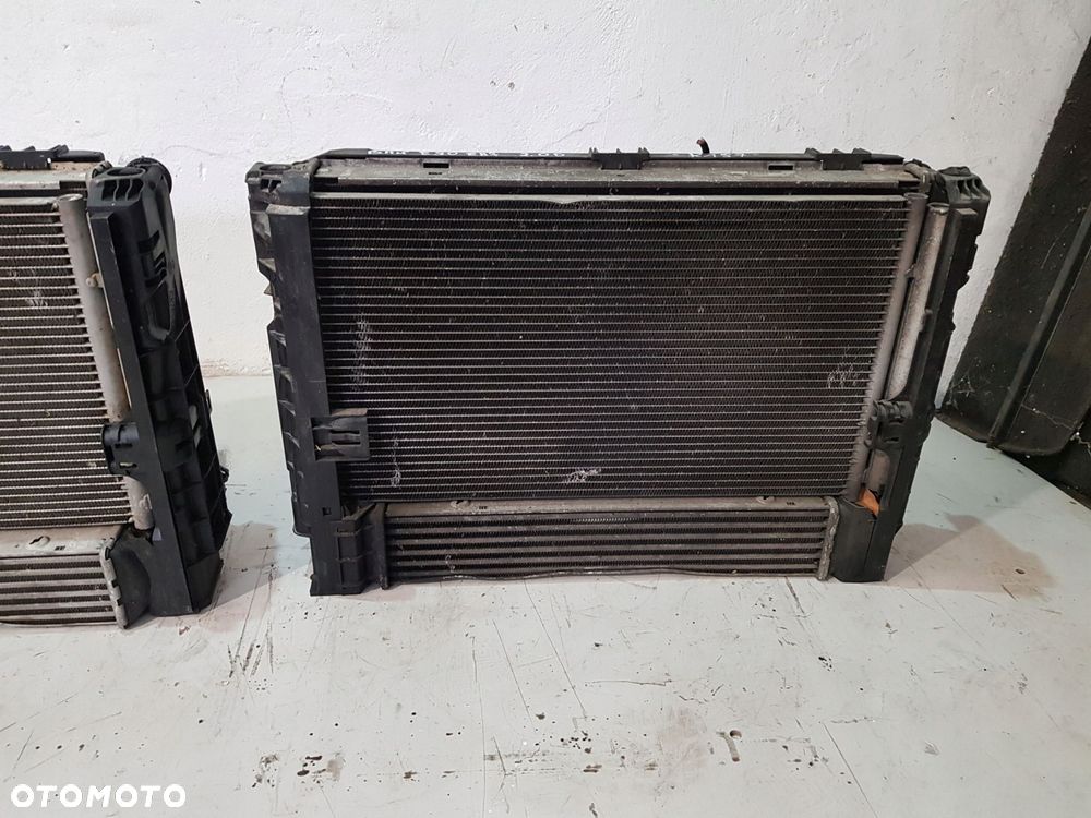 komplet chłodnic wentylator 7801993 bmw e87 e90 e91 2.0d - 4