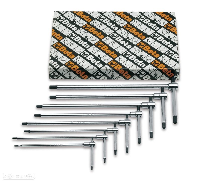 beta set of 8 t-handle wrenches 55000152 - 1