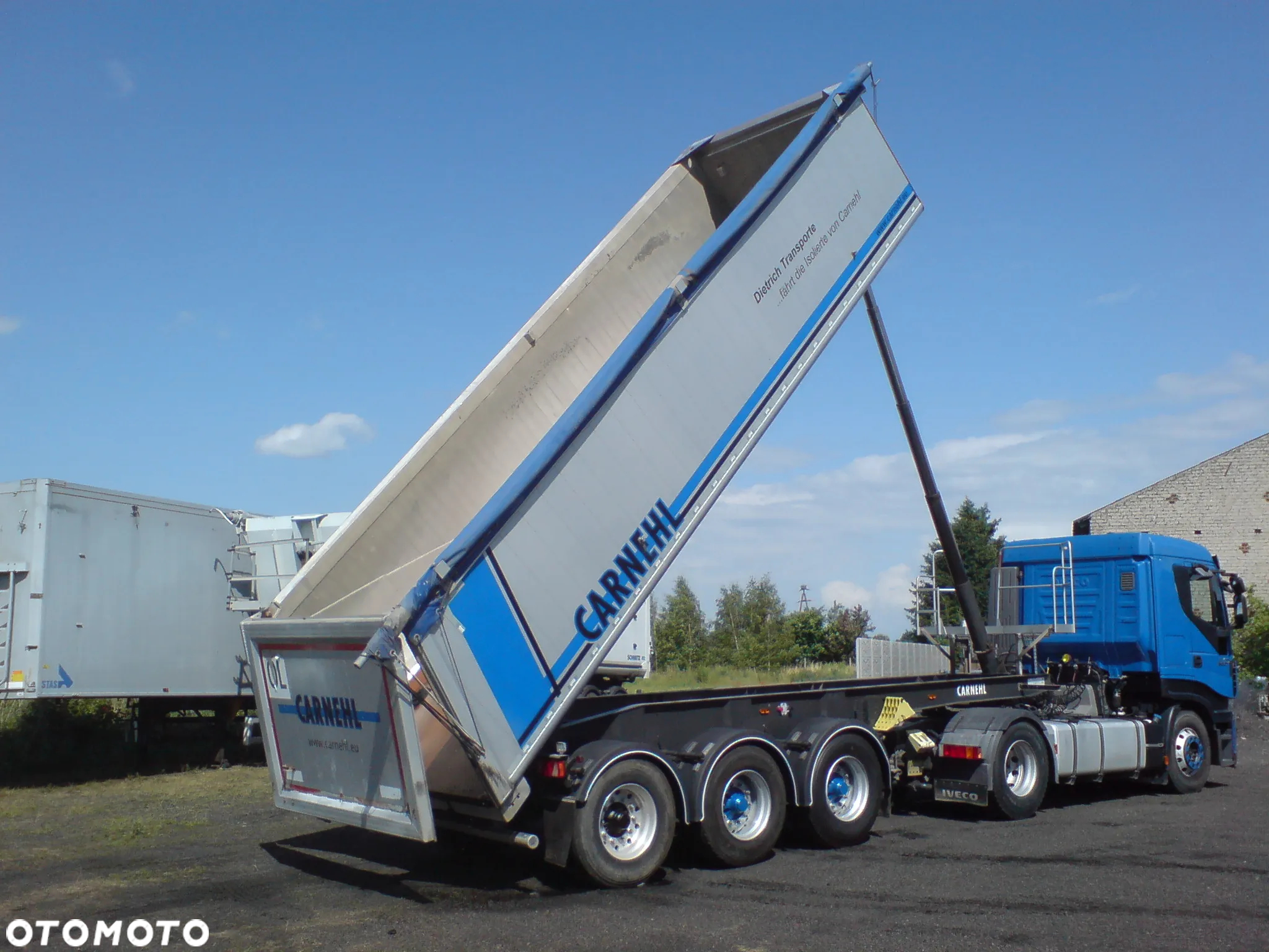 Carnehl CHKS/A 25m3 5460kg wkładka Hardox Thermo Naczepa wywrotka mało eksploatowana - 12
