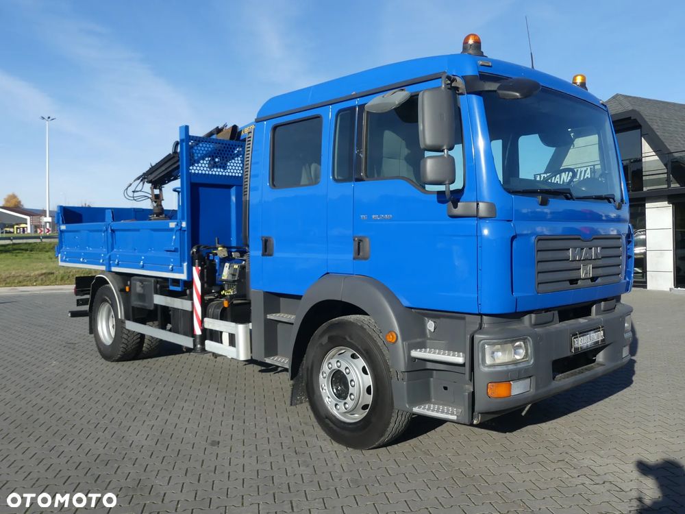 MAN TGM 18.240 / WYWROTKA + HDS / ŁYŻKA / DOKA / DŹWIG / - 11
