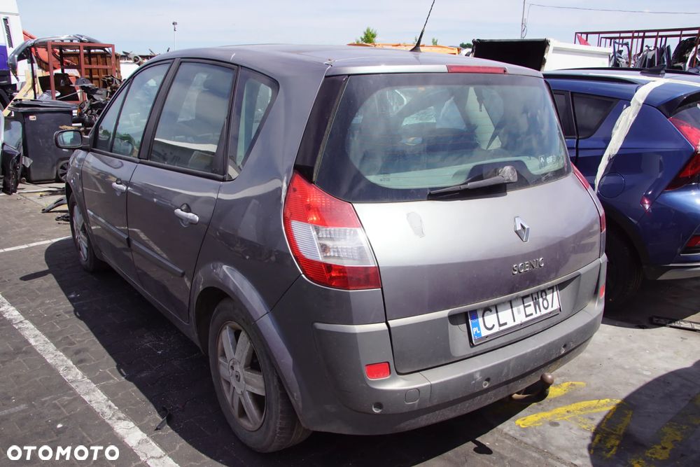 Auto na części - Renault Scenic II 2.0 16V 135 KM F4R770 ND0015 NV603 2005R Silnik Skrzynia Drzwi Maska Błotnik Klapa Zderzak Lampa Lusterko Klamka Szyba Deska Kokpit Sterownik Moduł Czujnik Licznik Wyświetlacz Panel Kierownica - 4