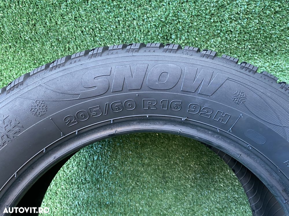 Set 2 anvelope Iarna Riken Snow 205 60 R16 92H Dot 3021 Profil 4,9-6mm - 4